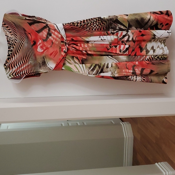 Flattering fit! Clientele Swingy Dress Tie Back Med 36-38 bust - Picture 8 of 13